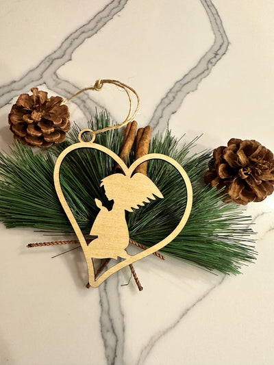 Christmas Ornament Hanger "Angelheart" - Set of 2