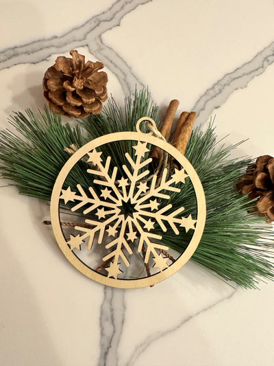 Christmas Ornament Hanger "Snowflake" - Set of 2