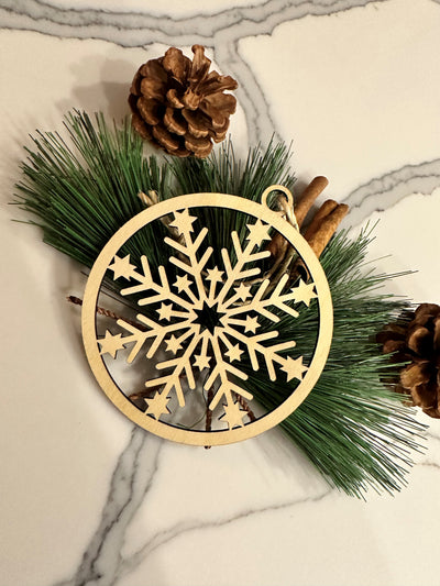 Christmas Ornament Hanger "Snowflake" - Set of 2