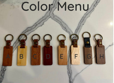 Personalized Wooden Keychain: Engraved Gift for Realtors, Airbnb Hosts, Homeowners & More