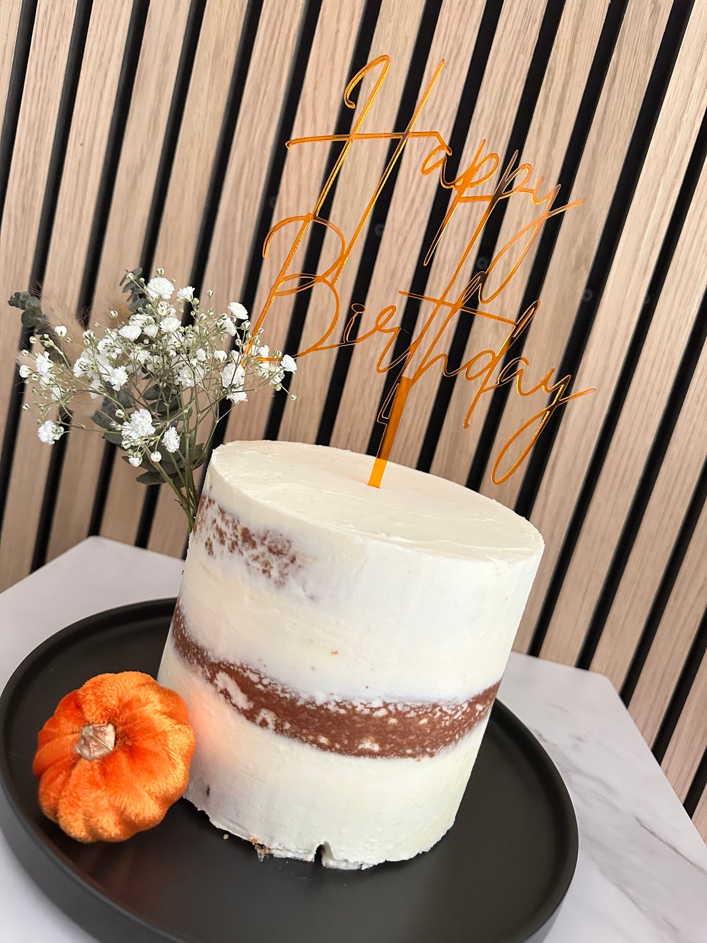 Acrylic Cake Topper Happy Birthday