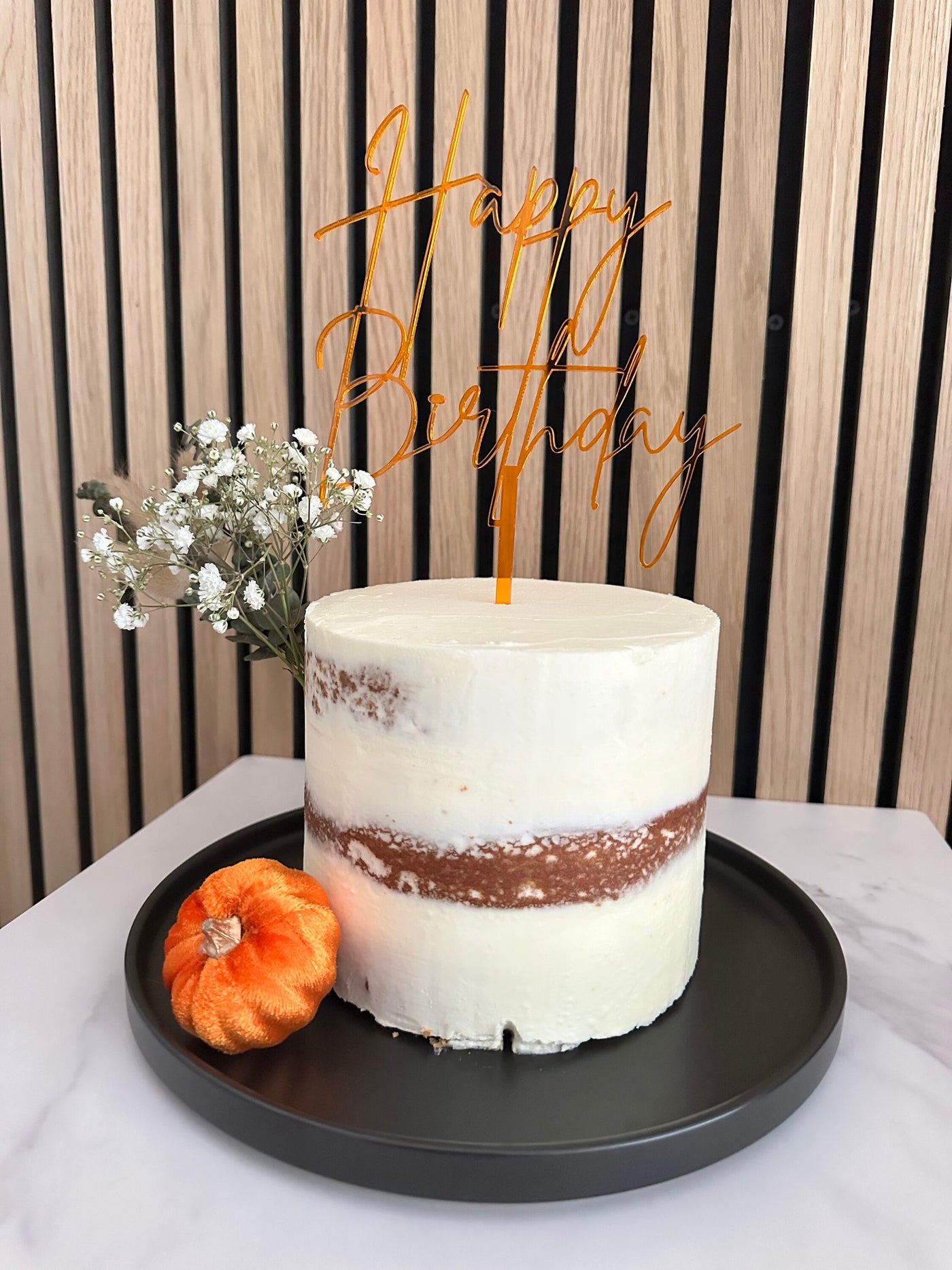 Acrylic Cake Topper Happy Birthday
