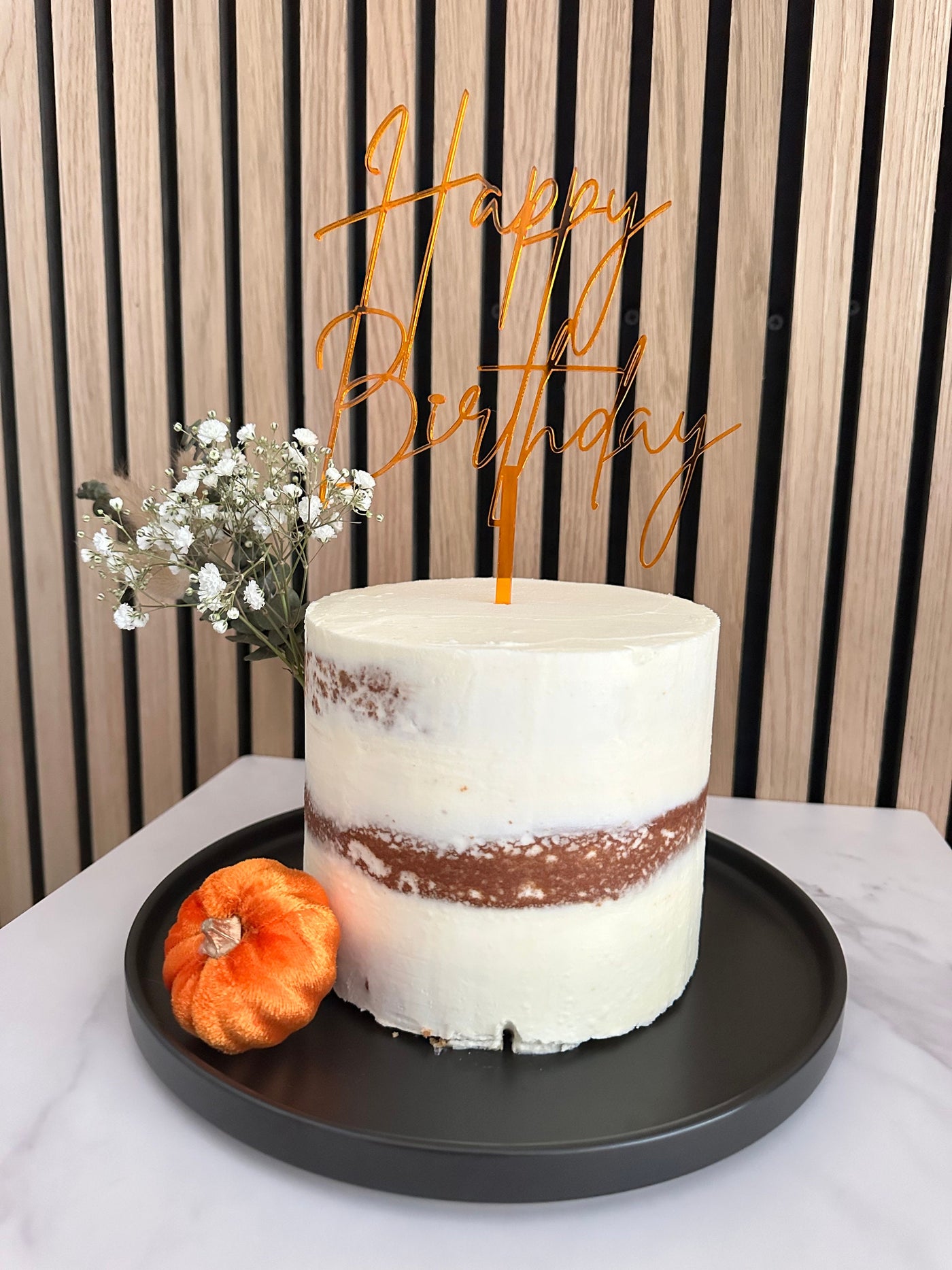 Acrylic Cake Topper Happy Birthday