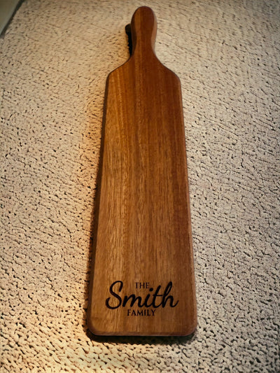 Personalized Charcuterie Board: Customized Wooden Serving Platter for Weddings, Housewarming & Realtors