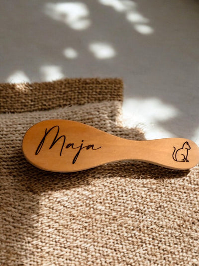 Personalized Engraved Baby Hairbrush: Newborn Keepsake Gift for Boys & Girls, Baby Shower Present