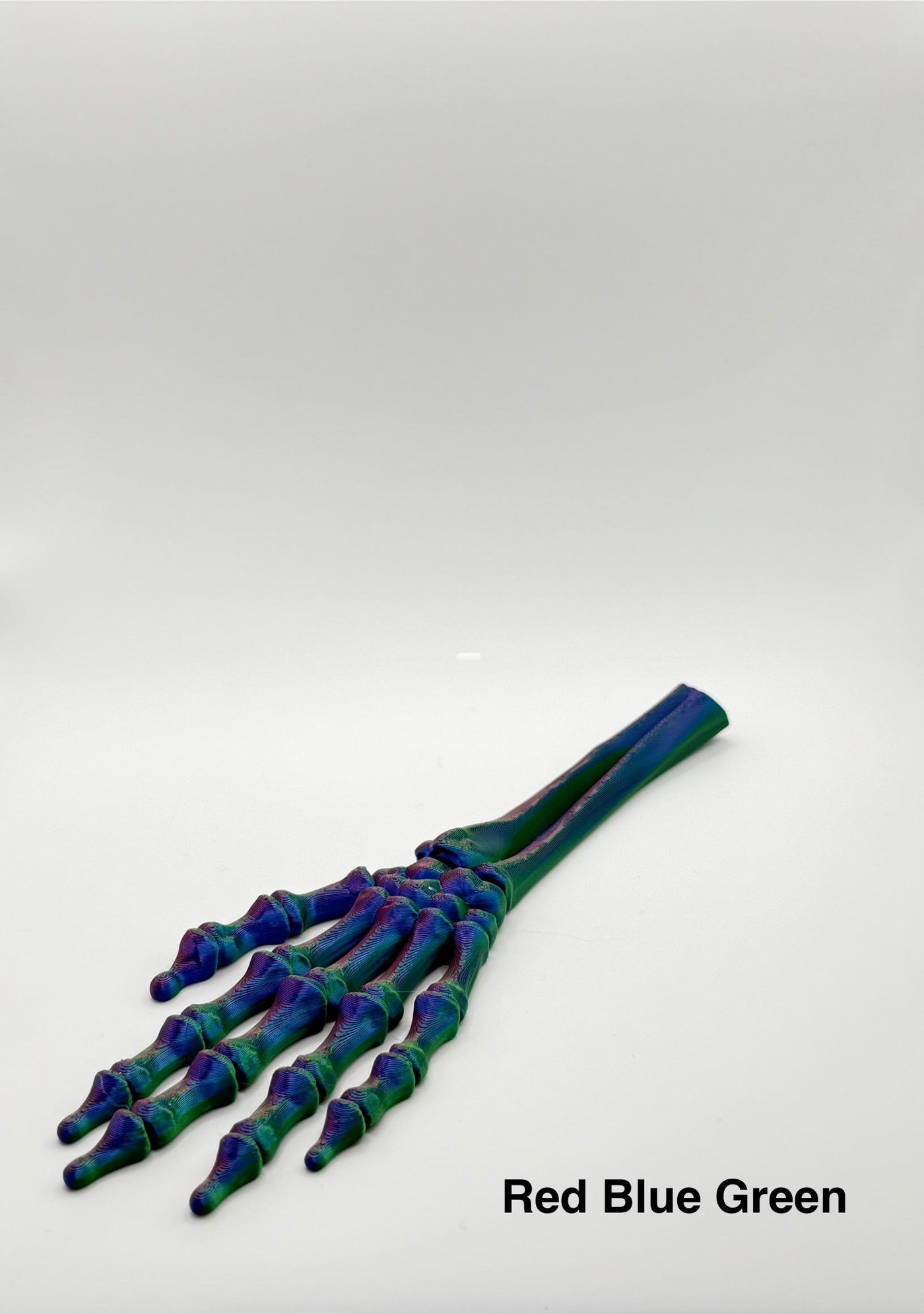 3D Printed Articulated Skeleton Hand Mythical Figurine for Collectors Fidget Toy Desk Decor Toddler Room Decor Bookshelf Decor Handmade Toy
