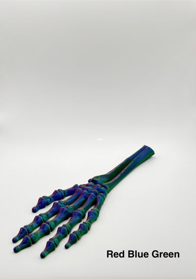 3D Printed Articulated Skeleton Hand Mythical Figurine for Collectors Fidget Toy Desk Decor Toddler Room Decor Bookshelf Decor Handmade Toy