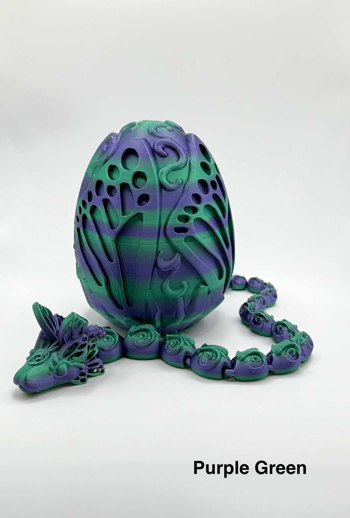 3D Printed Articulated Butterfly Dragon & Egg: Fantasy Collectible, Sensory Toy Gift, Bookshelf and Desk Decor, Toddler Room Decor, Birthday