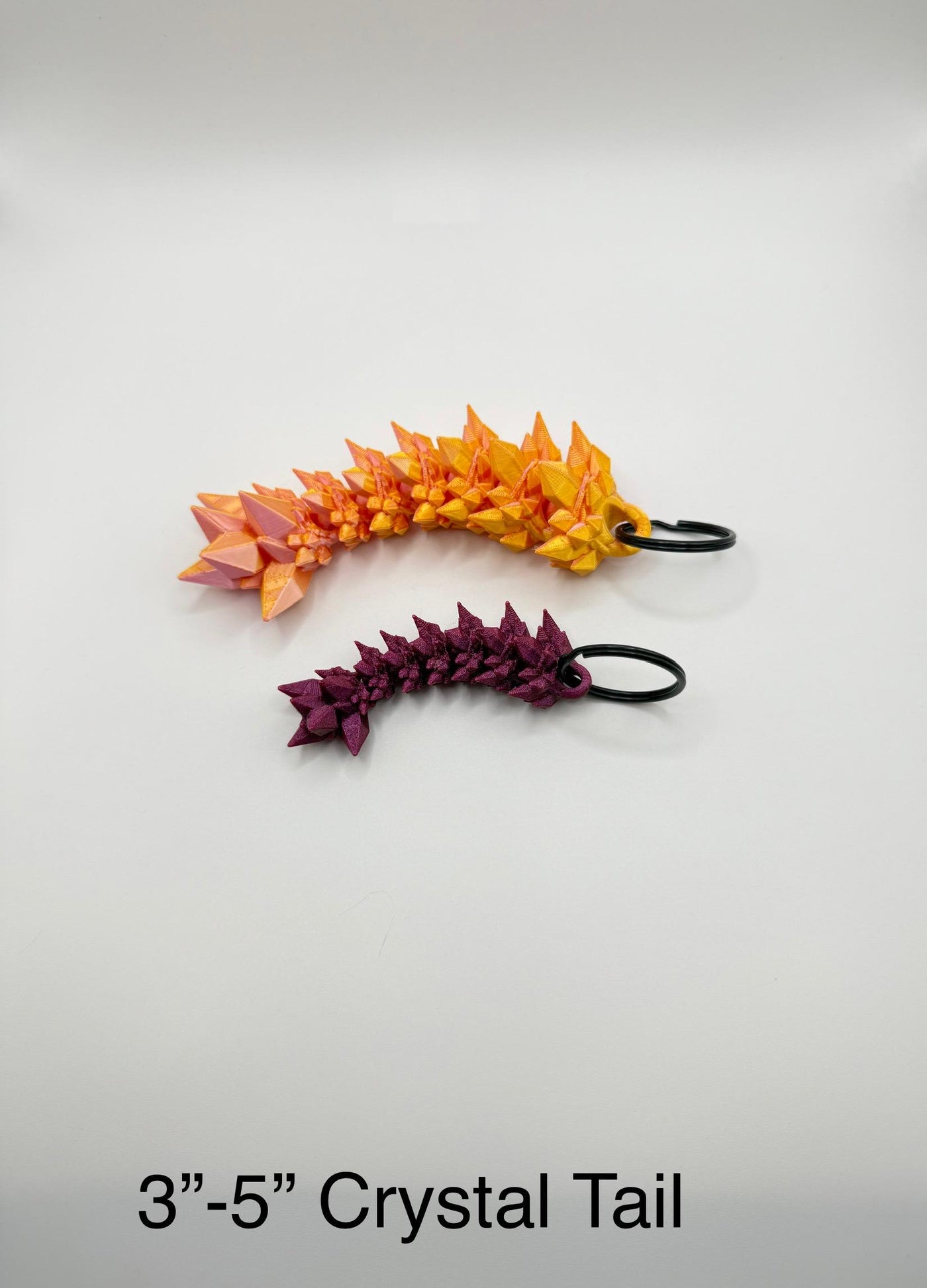 3D Printed Articulated Dragon and Tail Keychain , Unique Gift, Dragon Car Charm, Birthday Gift, Collectible Keyring Accessory, Kids Present