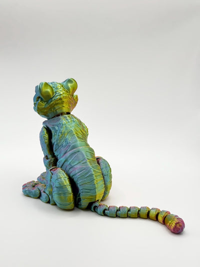 3D Printed Articulated Tiger: Sensory Fidget ToyFantasy Collectible Toddler Room Decor Birthday Gift, Bookshelf and Desk Decor Easter Gift