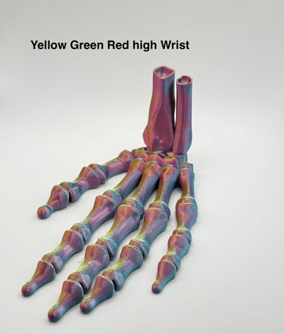 3D Printed Articulated Skeleton Hand Mythical Figurine for Collectors Fidget Toy Desk Decor Toddler Room Decor Bookshelf Decor Handmade Toy