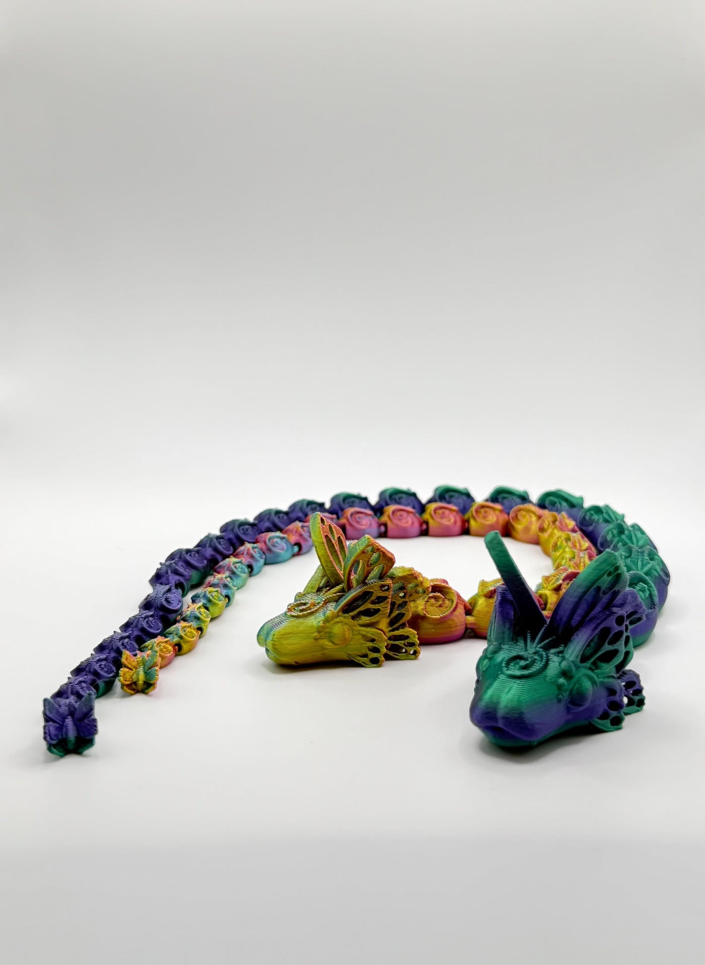 3D Printed Articulated Butterfly Dragon & Egg: Fantasy Collectible, Sensory Toy Gift, Bookshelf and Desk Decor, Toddler Room Decor, Birthday