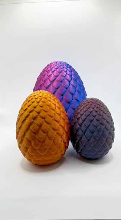 3D Printed Dragon, Dragon Egg, Articulated Dragon Figurine, Toddler Room Decor, Dragon Toy Handmade Children Toys, Bookshelf Decor