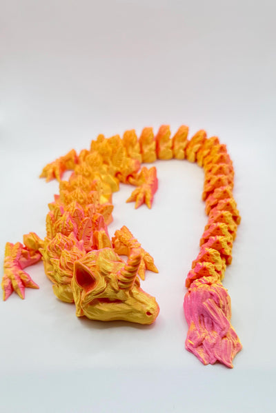 3D Printed Articulated Alicorn Dragon: Fantasy Collectible Desk Toy, Toddler Room & Bookshelf Decor, Sensory Toy, Birthday Gift,