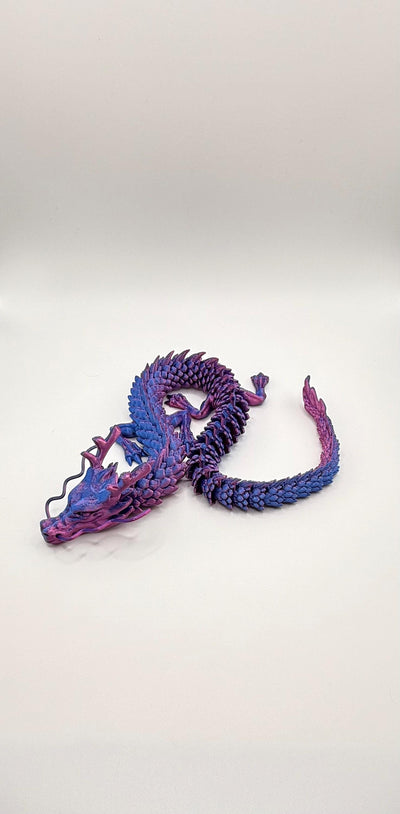 16" 3D Printed Dragon, Dragon Egg, Articulated Dragon Figurine, Toddler Room Decor, Dragon Toy Handmade Children Toys, Bookshelf Decor