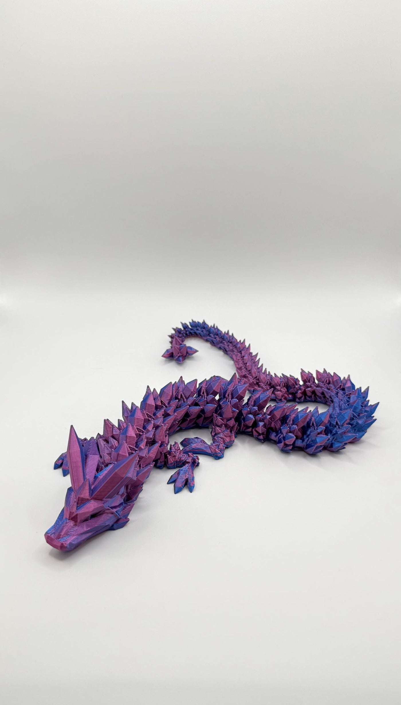 3D Printed Crystal Dragon, Articulated Dragon Figurine, Dragon Toy Handmade Children's Toys, Bookshelf Decor, Dragon Egg, Toddler Room Decor