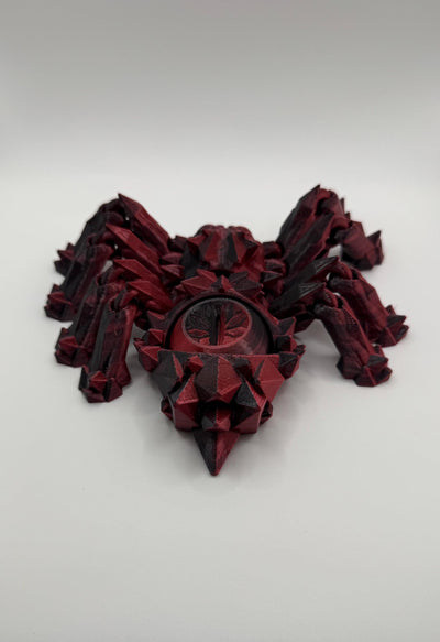 3D Printed Fidget Spider, Articulated Spider Figurine Spider Toy Handmade Children's Toys Bookshelf Decor Halloween Decor Toddler Room Decor