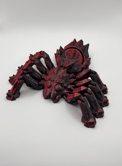 3D Printed Fidget Spider, Articulated Spider Figurine Spider Toy Handmade Children's Toys Bookshelf Decor Halloween Decor Toddler Room Decor