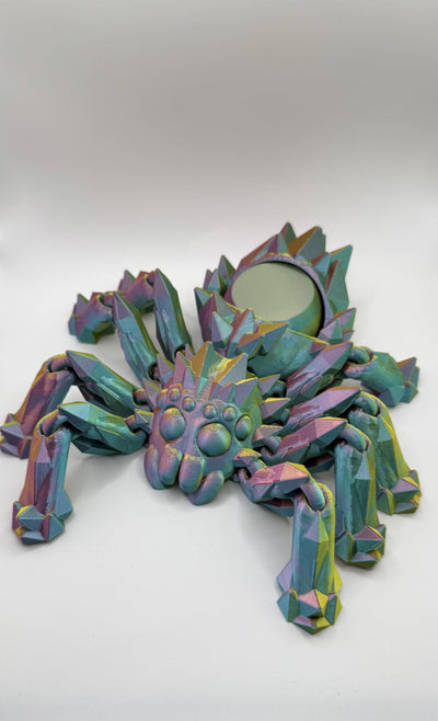 3D Printed Fidget Spider, Articulated Spider Figurine Spider Toy Handmade Children's Toys Bookshelf Decor Halloween Decor Toddler Room Decor