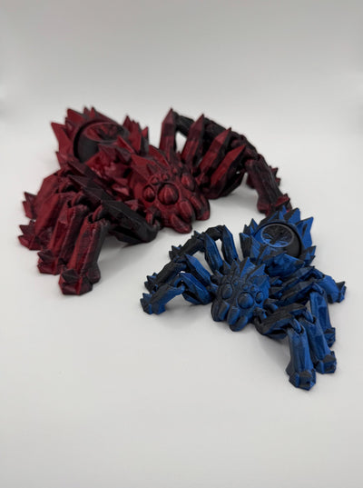 3D Printed Fidget Spider, Articulated Spider Figurine Spider Toy Handmade Children's Toys Bookshelf Decor Halloween Decor Toddler Room Decor