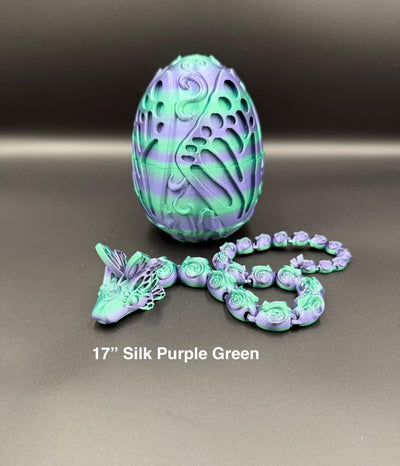 3D Printed Articulated Butterfly Dragon & Egg Fantasy Decor Fantasy Collectible Desk Toy, Toddler Room Bookshelf Decor, Birthday Gift