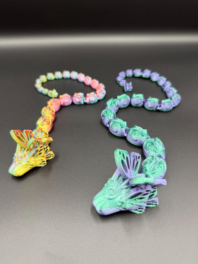 3D Printed Articulated Butterfly Dragon & Egg Fantasy Decor Fantasy Collectible Desk Toy, Toddler Room Bookshelf Decor, Birthday Gift