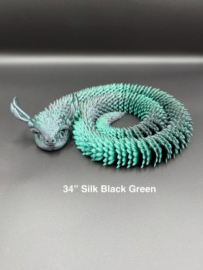 3D Printed Articulated Snake with Egg: Unique Sensory Toy, Bookshelf and Desk Decor, Birthday Gift, Toddlers Room Decor, Easter