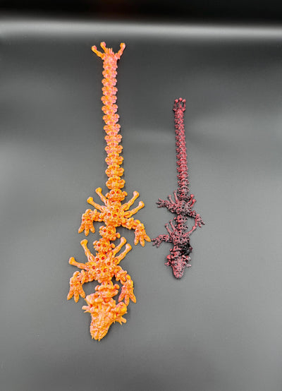3D Printed Articulated Baby Hollow Dragon Figurine - Fantasy Toy, Collector's Decor, Desk, Sensory Toy, Birthday Gift