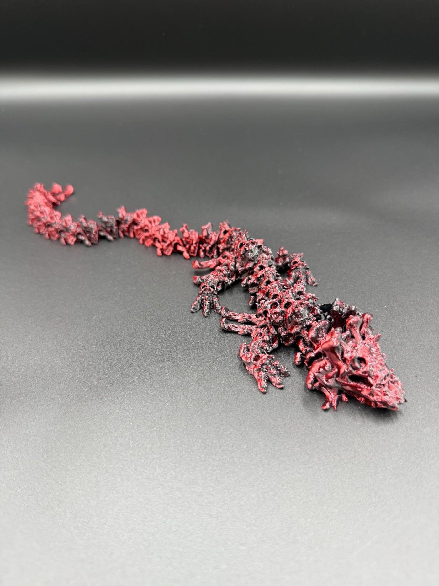 3D Printed Articulated Baby Hollow Dragon Figurine - Fantasy Toy, Collector's Decor, Desk, Sensory Toy, Birthday Gift