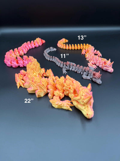 3D Printed Articulated Alicorn Unicorn Dragon with Egg Fantasy Collectible Desk Toy, Toddler Room & Bookshelf Decor, Birthday Gift,