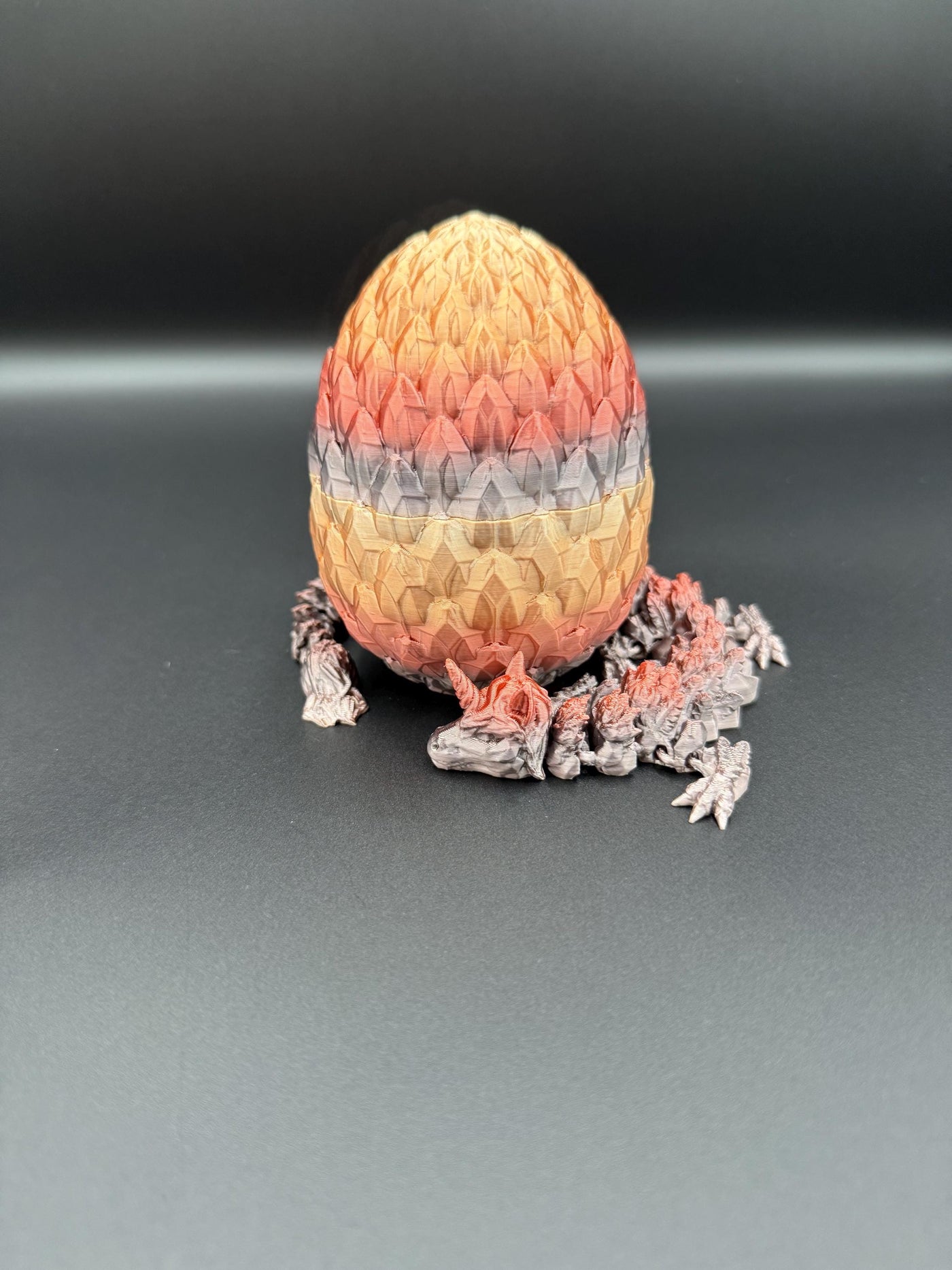 3D Printed Articulated Alicorn Unicorn Dragon with Egg Fantasy Collectible Desk Toy, Toddler Room & Bookshelf Decor, Birthday Gift,