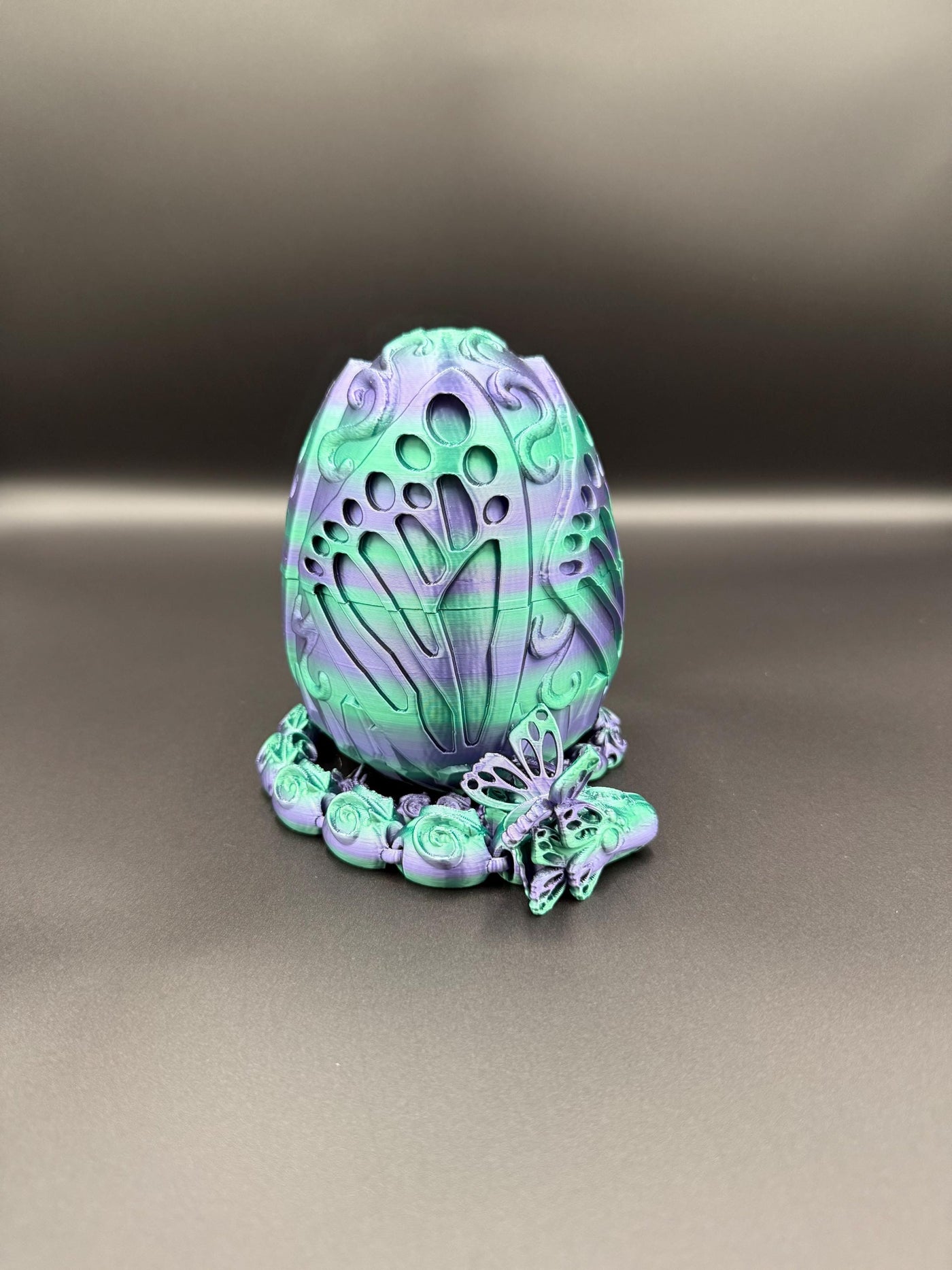3D Printed Articulated Butterfly Dragon & Egg Fantasy Decor Fantasy Collectible Desk Toy, Toddler Room Bookshelf Decor, Birthday Gift