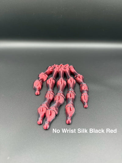 3D Printed Articulated Skeleton Hand Poseable Mythical Figurine, Halloween Desk Decor, Bookshelf Decor, Handmade Toy for Collectors & Gifts