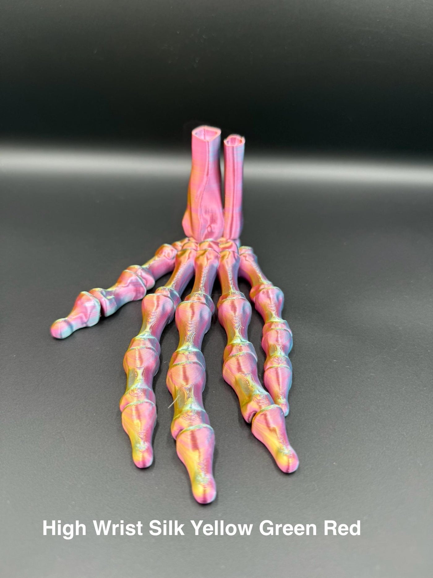 3D Printed Articulated Skeleton Hand Poseable Mythical Figurine, Halloween Desk Decor, Bookshelf Decor, Handmade Toy for Collectors & Gifts