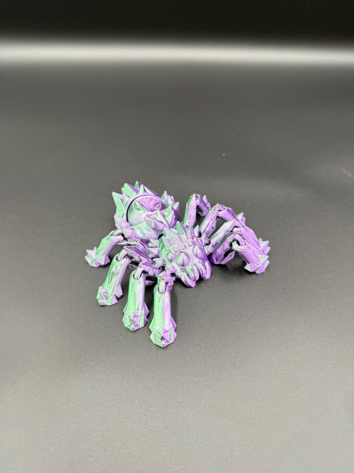 3D Printed Articulated Spider Fidget – Flexible Poseable Spider Toy, Creepy Crawly Figurine, Halloween Desk Décor & Stress Relief Gift
