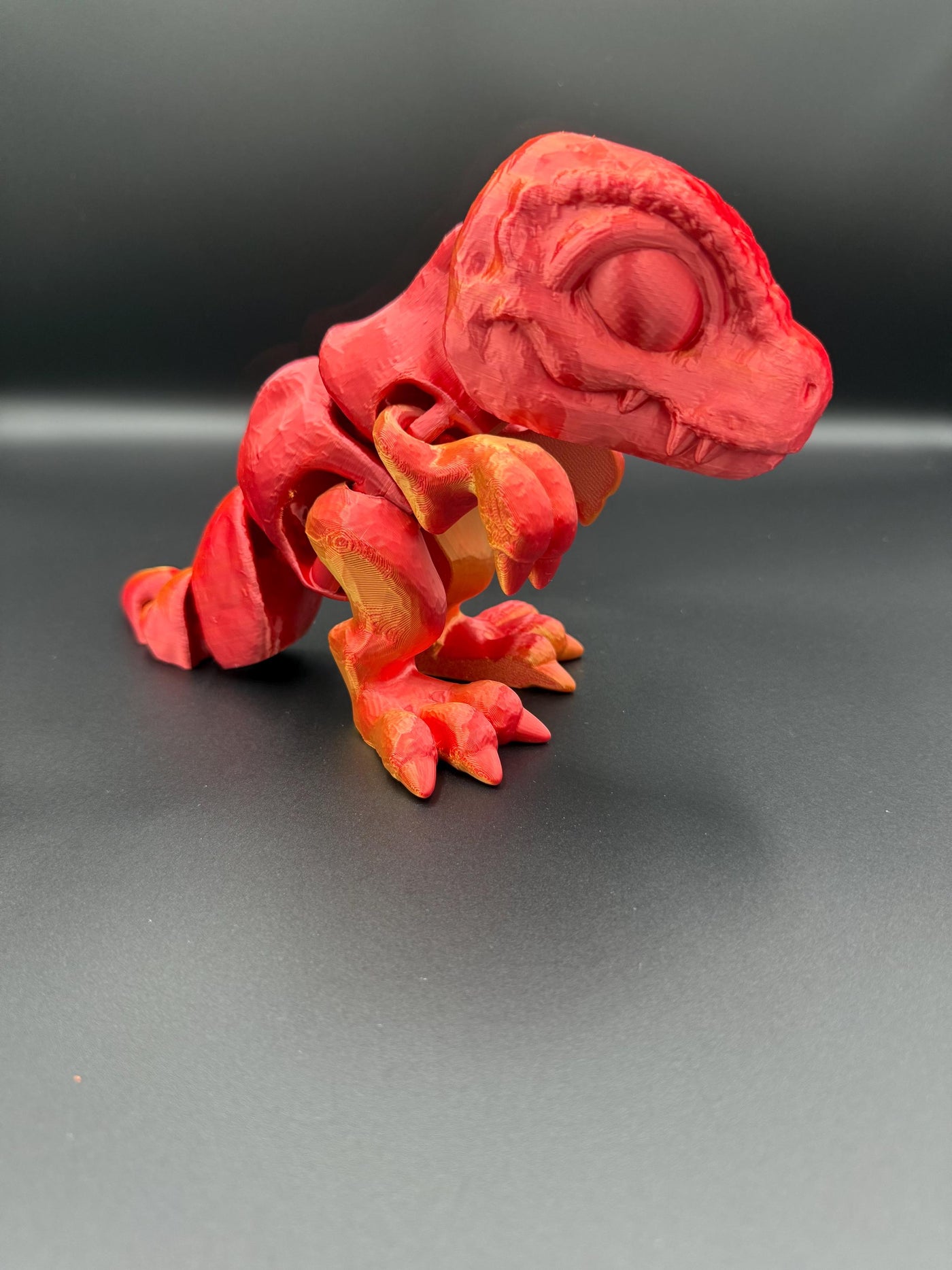 3D Printed Articulated T-Rex: Miniature Dinosaur Toy for Collectors, Kids & Home Decor, Toddler Romm Decor, Bookshelf Decor Sensory Toy Gift