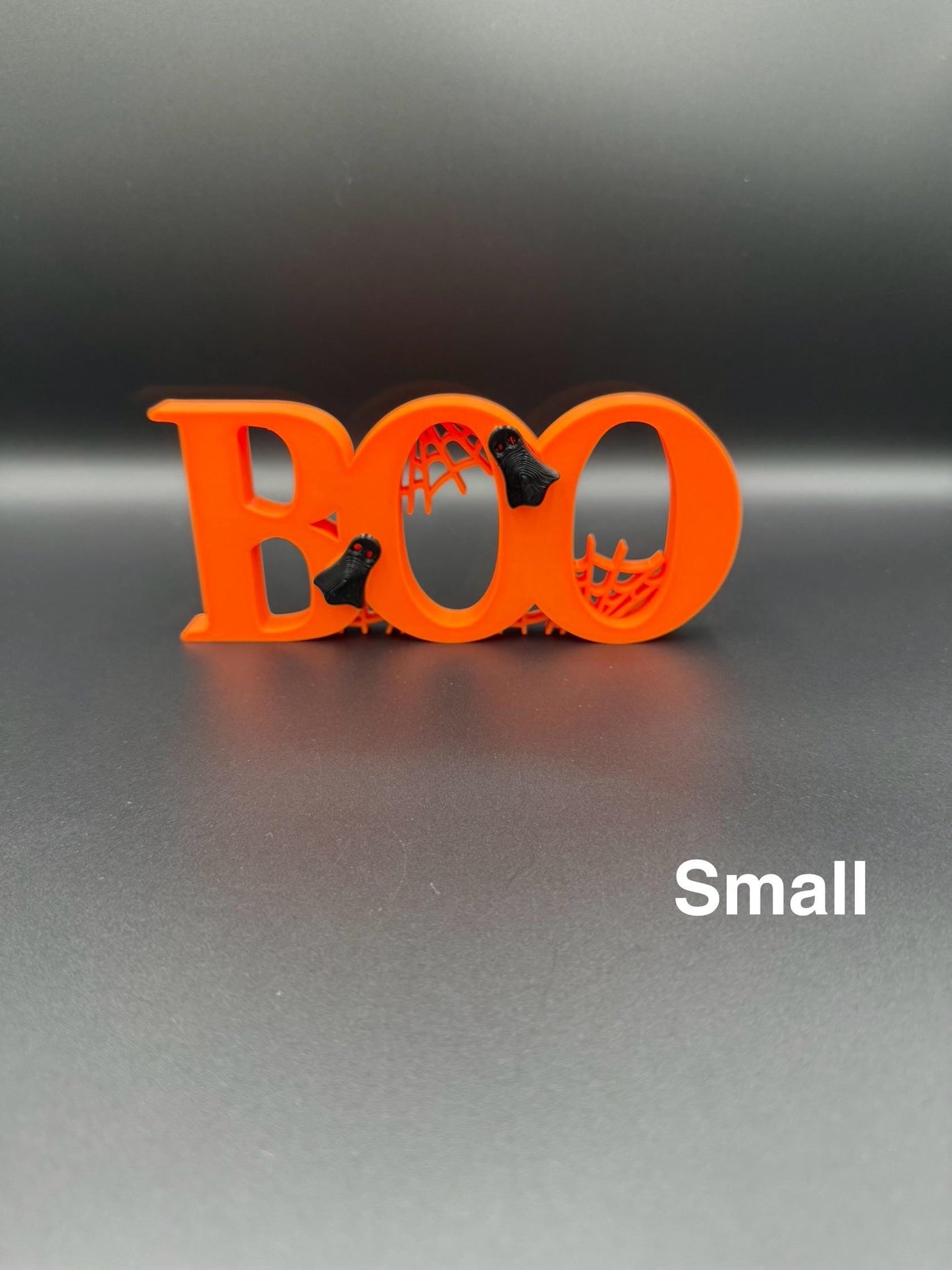 3D Printed Halloween Boo Sign: Spooky Party Table Decor, Halloween Decoration