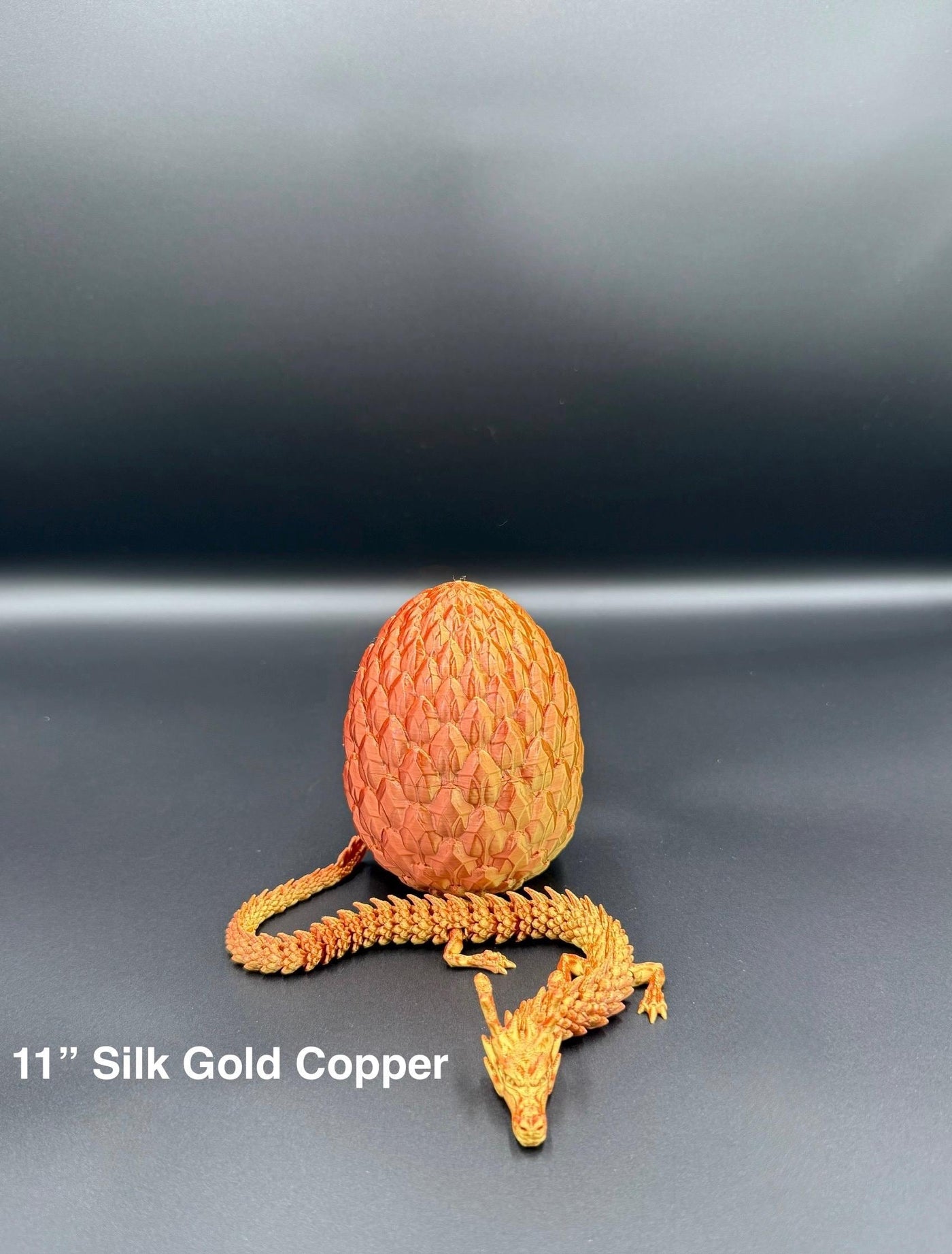 3D Printed Articulated Dragon with NEW Egg Fantasy Figurine, Fantasy Collectible Desk Toy, Toddler Room Bookshelf Decor, Birthday Gift