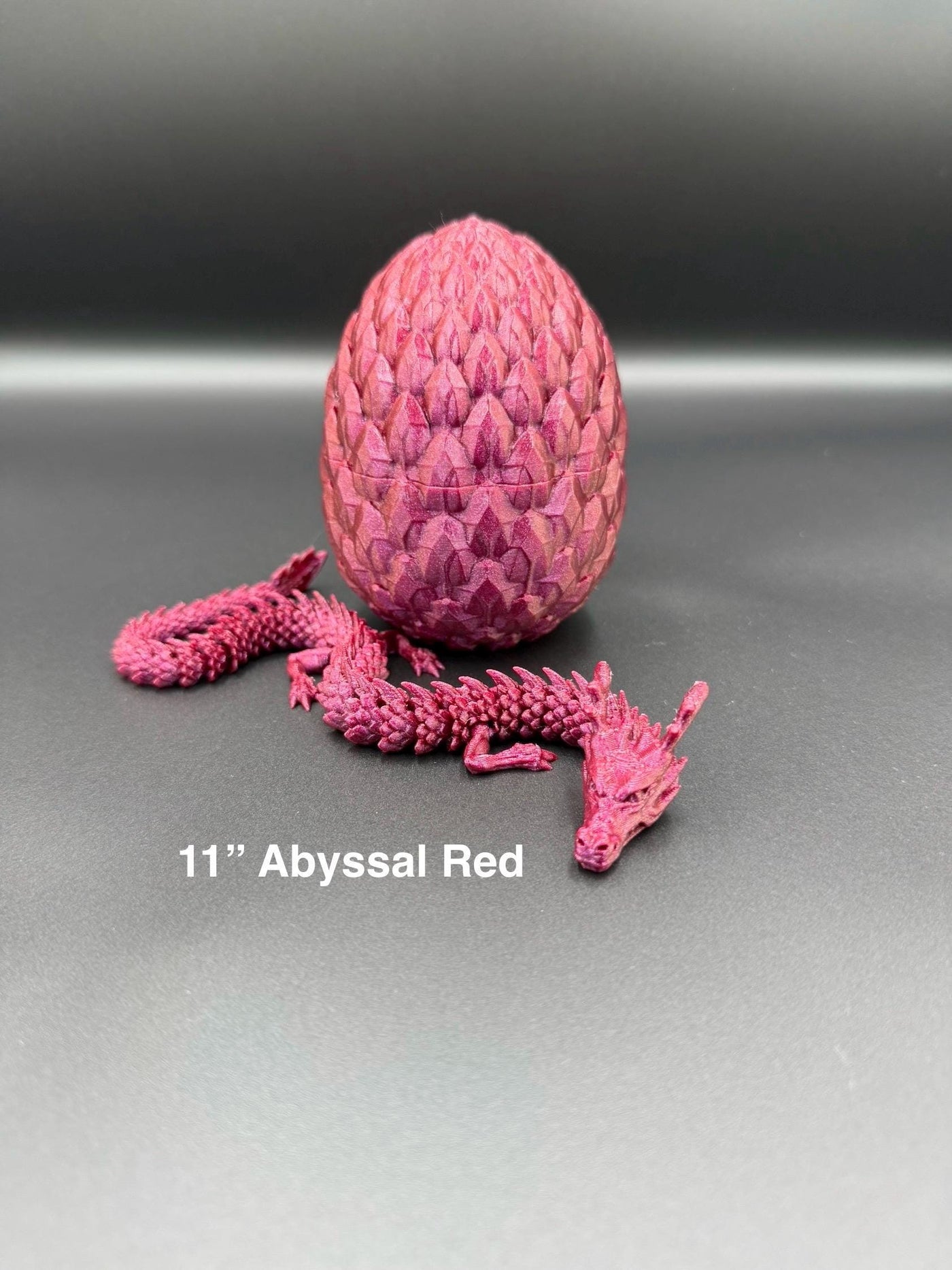 3D Printed Articulated Dragon with NEW Egg Fantasy Figurine, Fantasy Collectible Desk Toy, Toddler Room Bookshelf Decor, Birthday Gift