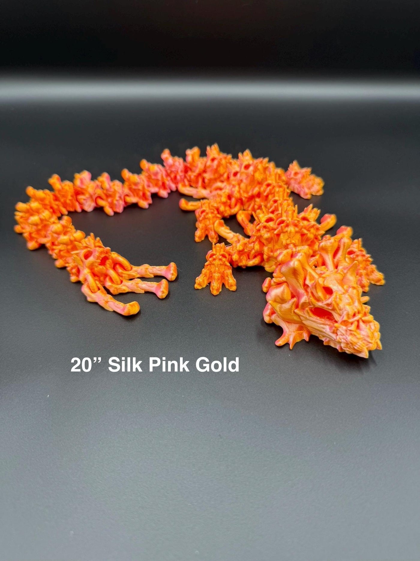 3D Printed Articulated Baby Hollow Dragon Figurine - Fantasy Toy, Collector's Decor, Desk, Sensory Toy, Birthday Gift