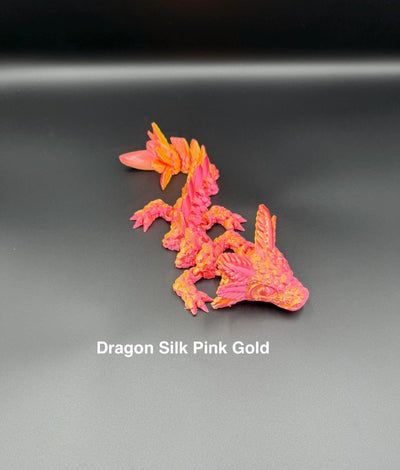 3D Printed Fantasy Axolotl Dragon: Articulated Figurine for Collectors, Kids & Home Decor, Bookshelf Decor, Toddler Room Decor Sensory Toy