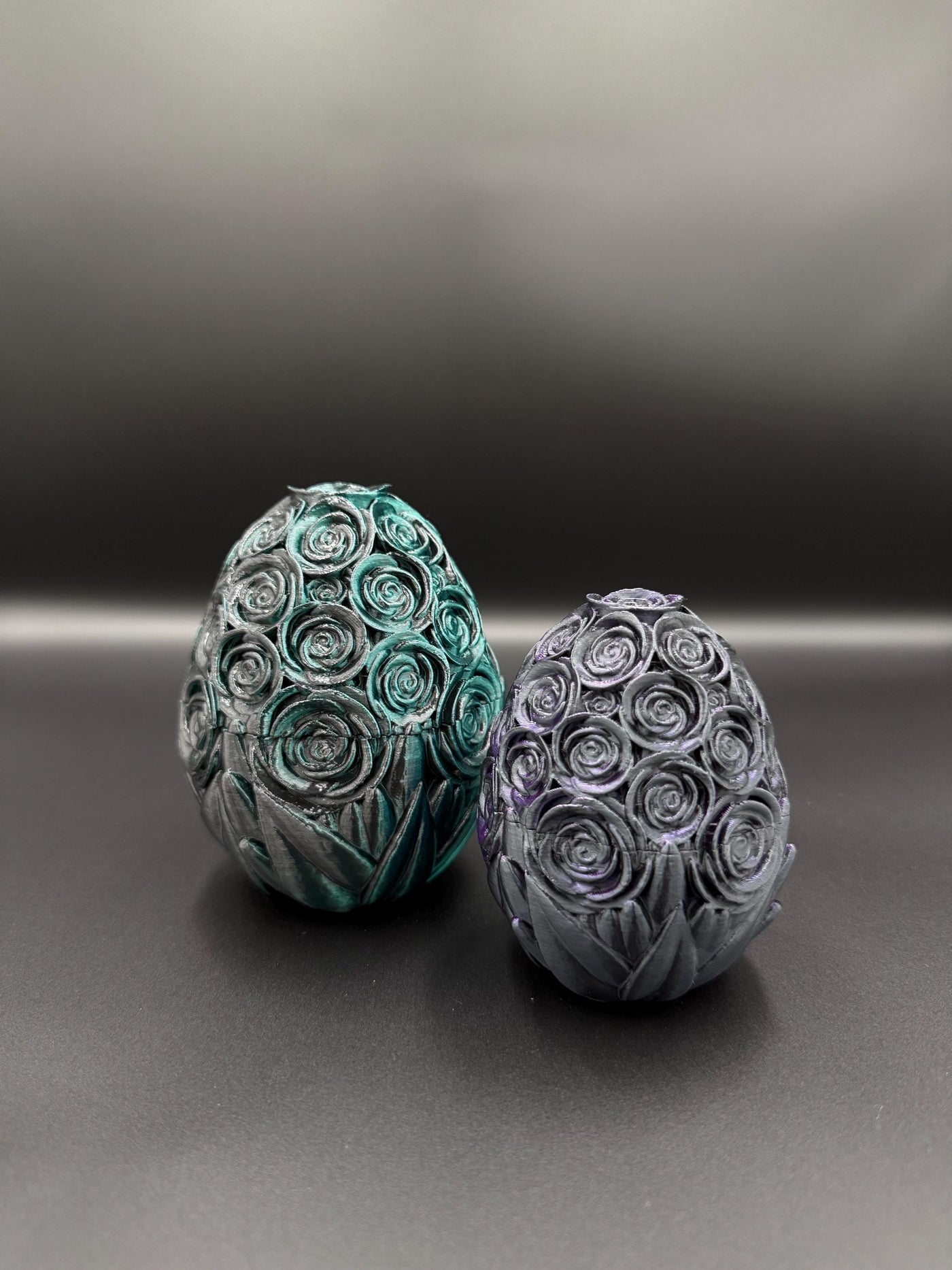 3D Printed Articulated Rose Dragon and Egg: Fantasy Figurine, Collectible & Sensory Toy, Bookshelf and Desk Decor, Toddler Room Decor