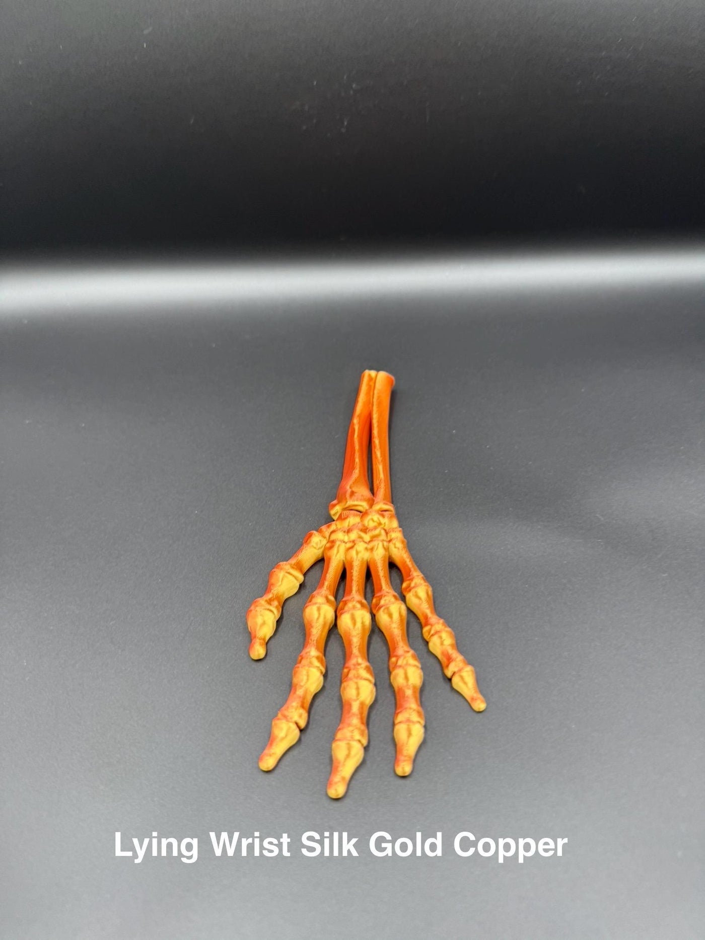 3D Printed Articulated Skeleton Hand Poseable Mythical Figurine, Halloween Desk Decor, Bookshelf Decor, Handmade Toy for Collectors & Gifts