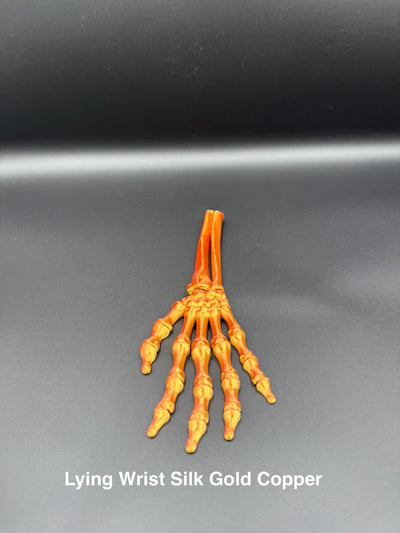 3D Printed Articulated Skeleton Hand Poseable Mythical Figurine, Halloween Desk Decor, Bookshelf Decor, Handmade Toy for Collectors & Gifts