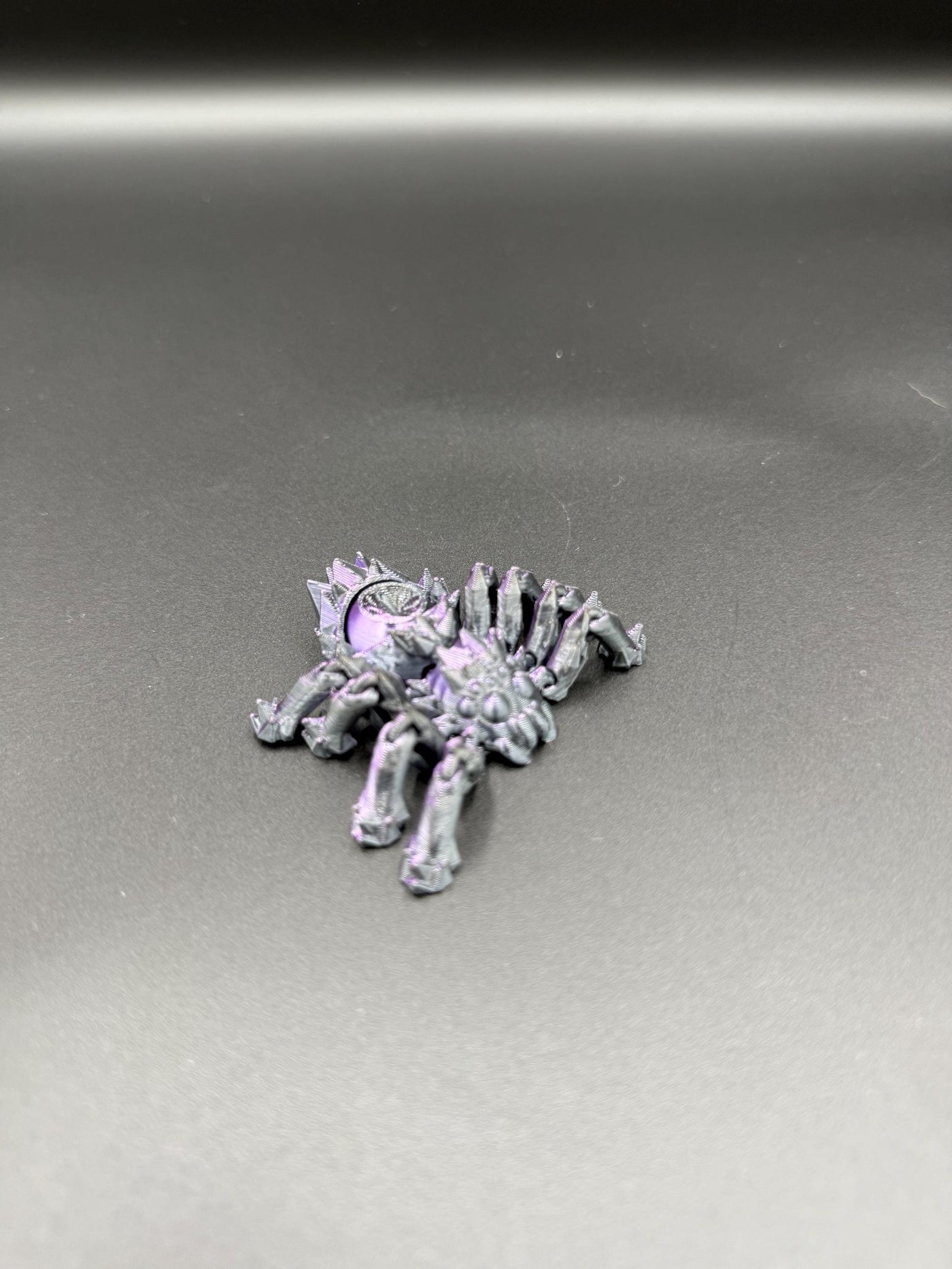 3D Printed Articulated Spider Fidget – Flexible Poseable Spider Toy, Creepy Crawly Figurine, Halloween Desk Décor & Stress Relief Gift