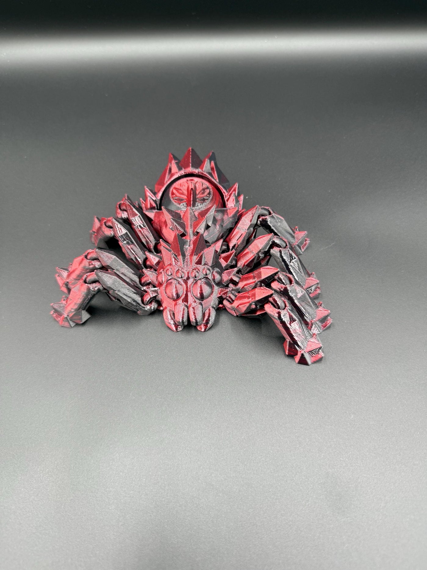 3D Printed Articulated Spider Fidget – Flexible Poseable Spider Toy, Creepy Crawly Figurine, Halloween Desk Décor & Stress Relief Gift