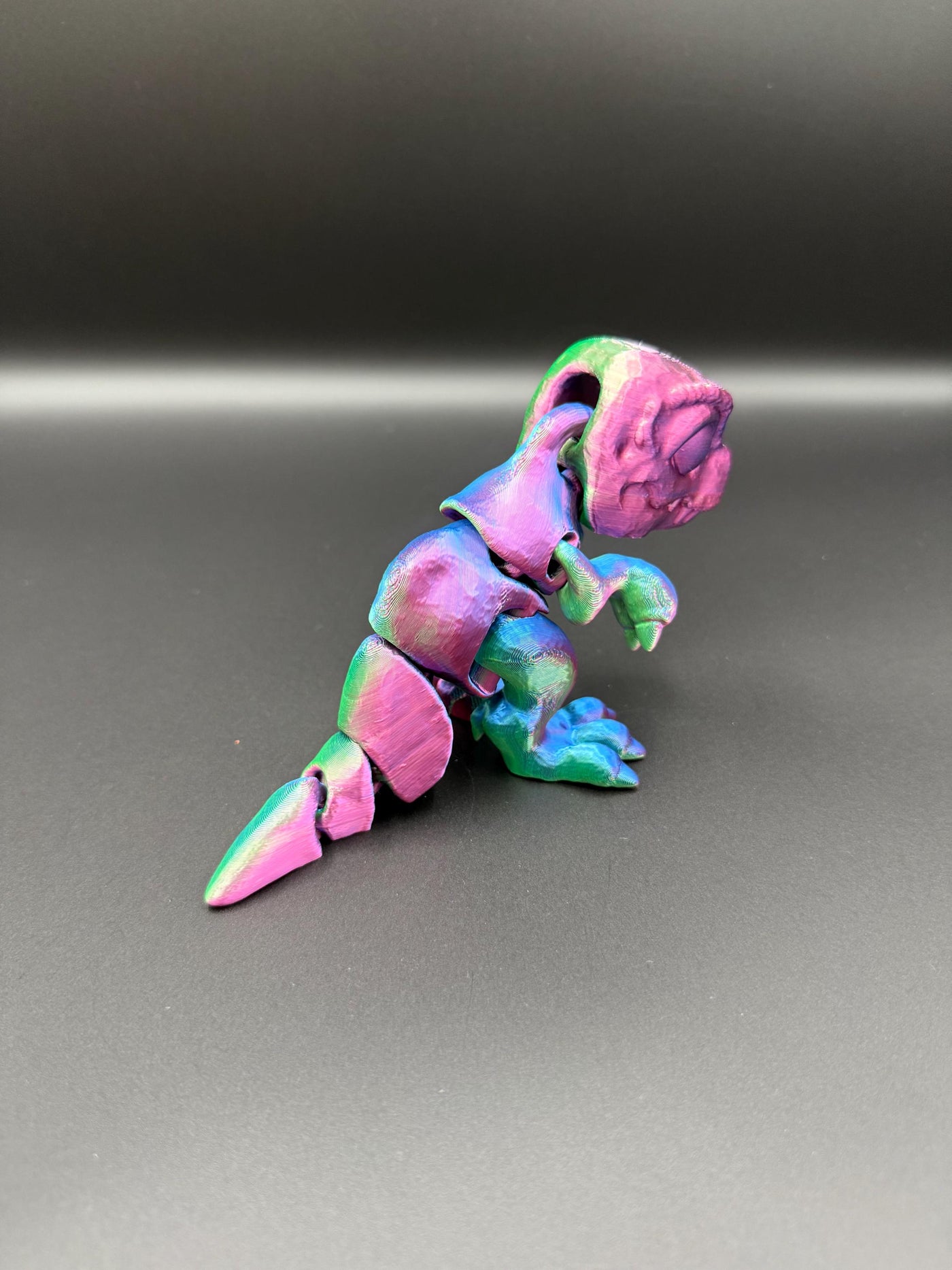 3D Printed Articulated T-Rex: Miniature Dinosaur Toy for Collectors, Kids & Home Decor, Toddler Romm Decor, Bookshelf Decor Sensory Toy Gift