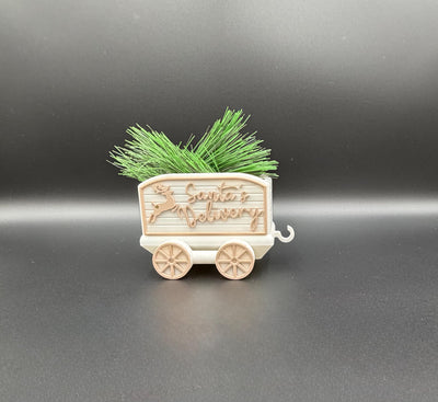 3D Printed Christmas Train – North Pole Express Holiday Decor