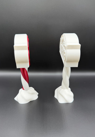 3D Printed North Pole Sign: Holiday Shelf Decor Christmas village accessory