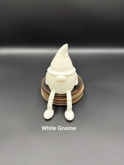 3D Printed Gnome Karlchen with Flexible Legs, Nordic Christmas Decor LED tea light